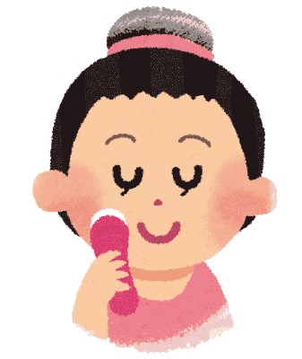 美顔器イラスト