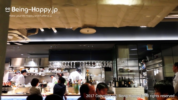エイジング・ビーフ(Aging Beef)TOKYOのオープンキッチン