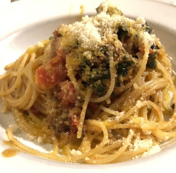 ラ・カサリンガのパスタ