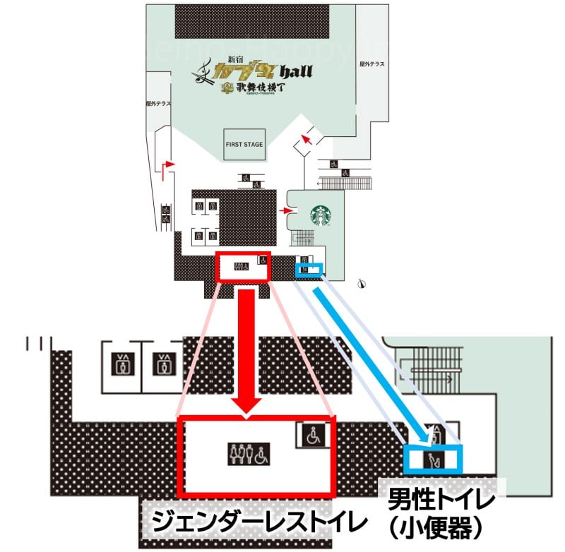 東急歌舞伎町タワー 2F平面図