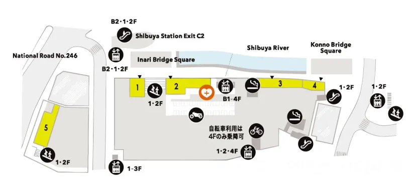 渋谷ストリーム フロアマップ1F